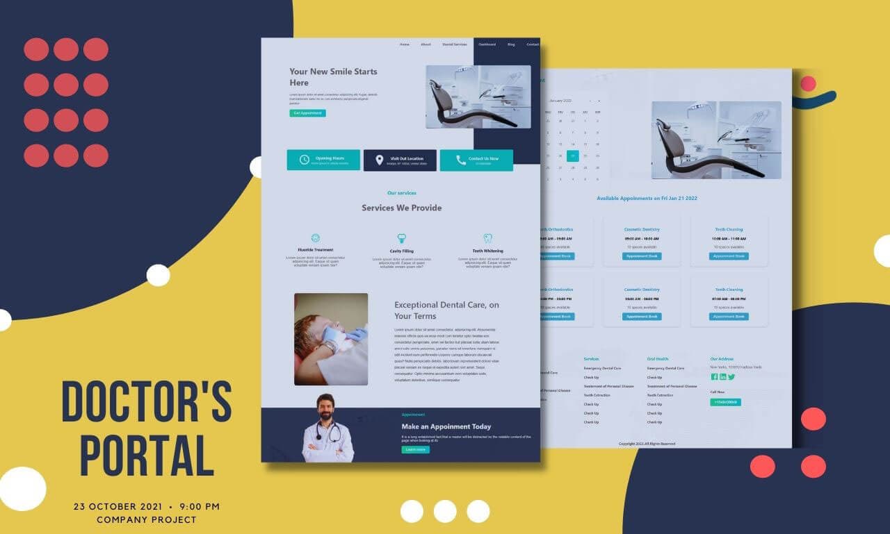 Doctor Portal — Fullstack Healthcare Management Web Application